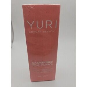 YURI Korean Beauty Collagen Night Mask for Face, Pink, 2.53 fl oz